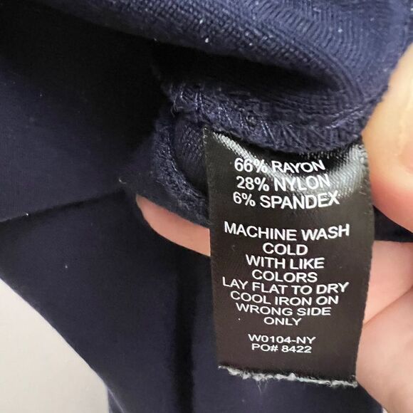 Betabrand Bootcut Classic Pants Navy - Picture 7 of 7